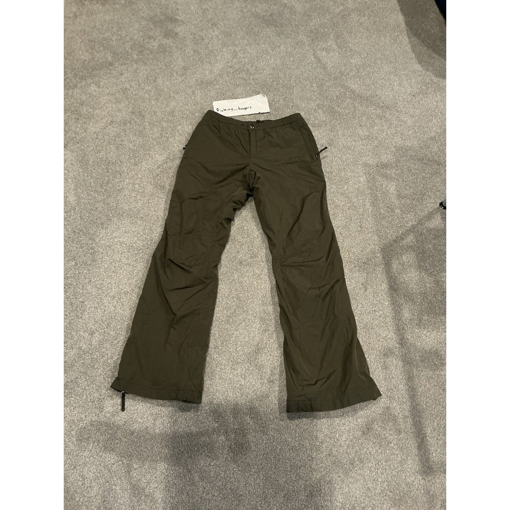 Banana Republic Fleece Lining Women Olive Green Ski Snowboard Snow Pants Size 6
